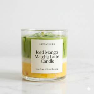 Iced Mango Matcha Latte Candle