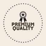 Green Simple 100% Natural Product Stamp Circle Sticker - 4 (1)